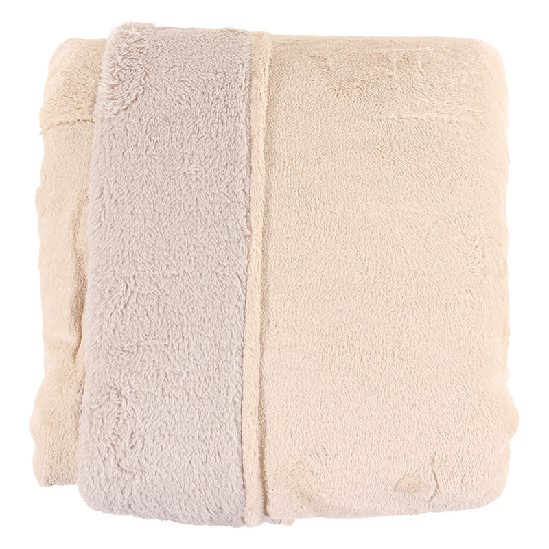 毛布としても使える 肌触りの良い あったか掛けふとんカバー シングル(150×210cm) ベージュ