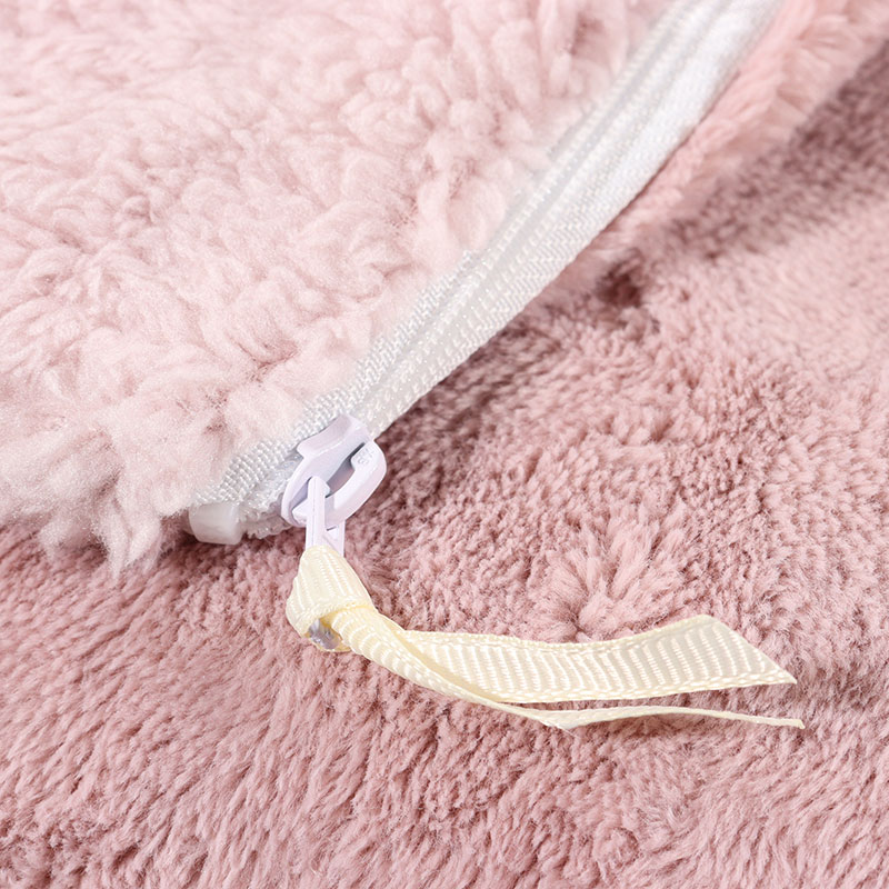 毛布としても使える 肌触りの良い あったか掛けふとんカバー シングル(150×210cm) ピンク