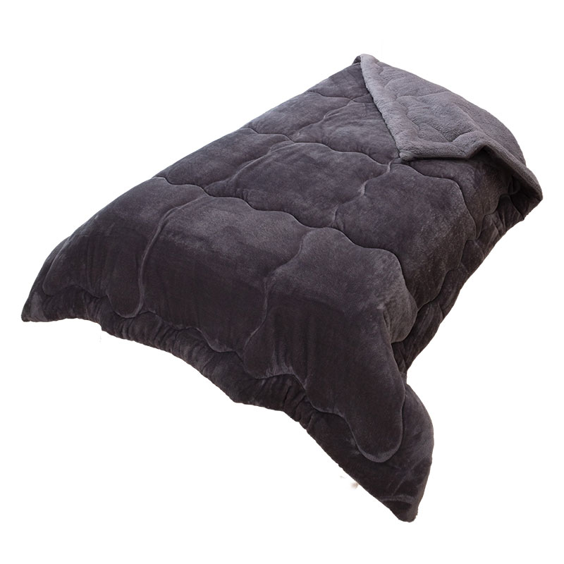 あったか掛け布団 GY シングル 150×210cm グレー