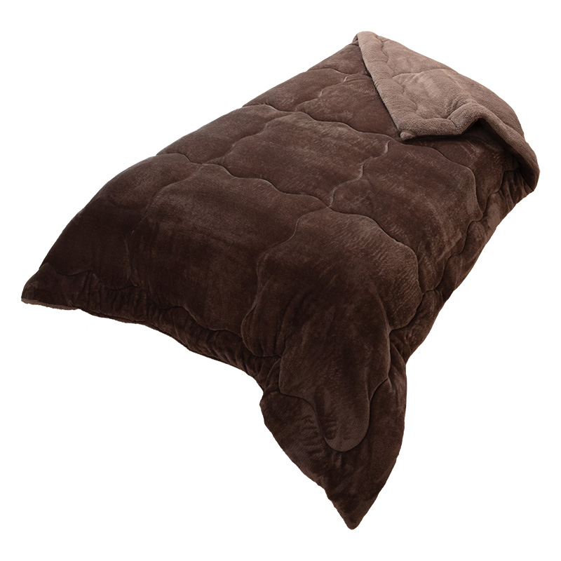 あったか掛け布団 BR シングル 150×210cm ブラウン