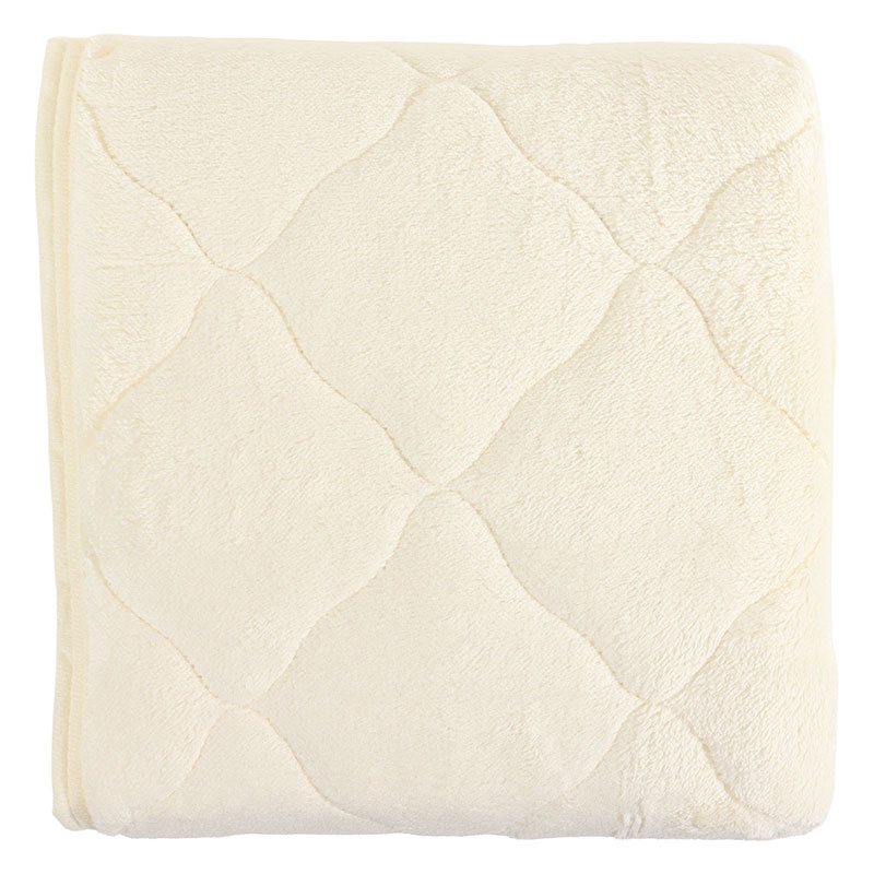 あったか 敷きパッド シングル(100×205cm)アイボリー