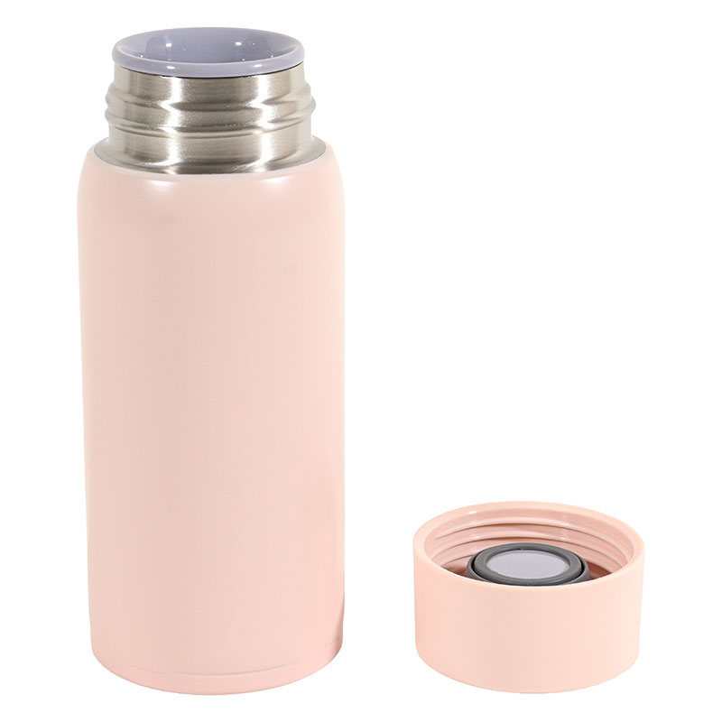 軽量ステンレスマグボトル スクリュータイプ 350ml 保温・保冷 ピンク