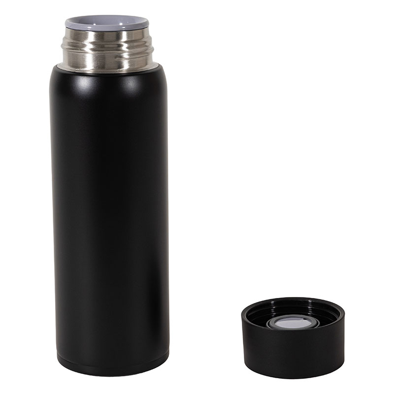 軽量ステンレスマグボトル スクリュータイプ 480ml 保温・保冷 ブラック