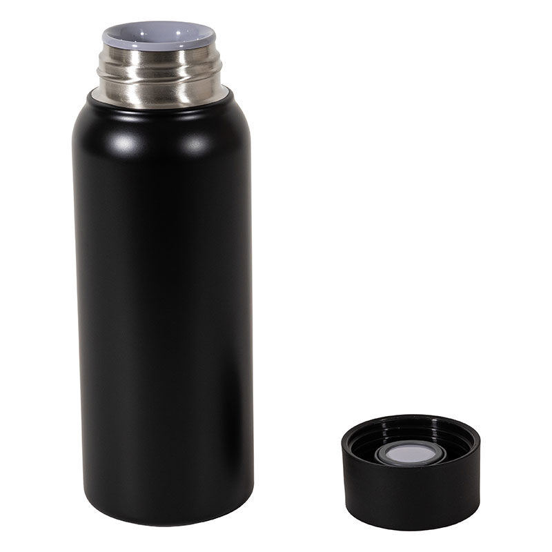 軽量ステンレスマグボトル スクリュータイプ 600ml 保温・保冷 ブラック