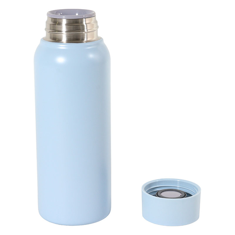軽量ステンレスマグボトル スクリュータイプ 600ml 保温・保冷 ブルー