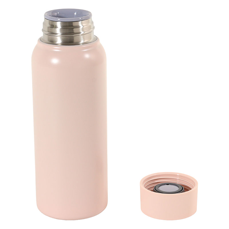 軽量ステンレスマグボトル スクリュータイプ 600ml 保温・保冷 ピンク