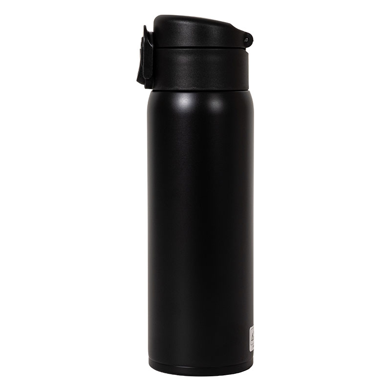 軽量ステンレスマグボトル ワンタッチタイプ 480ml 保温・保冷 ブラック