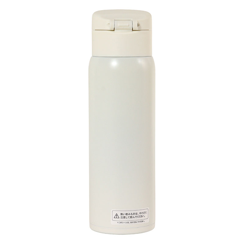 軽量ステンレスマグボトル ワンタッチタイプ 480ml 保温・保冷 ホワイト