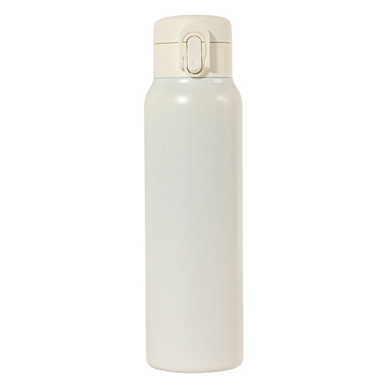 軽量ステンレスマグボトル ワンタッチタイプ 750ml 保温・保冷 ホワイト