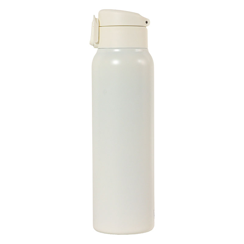 軽量ステンレスマグボトル ワンタッチタイプ 750ml 保温・保冷 ホワイト
