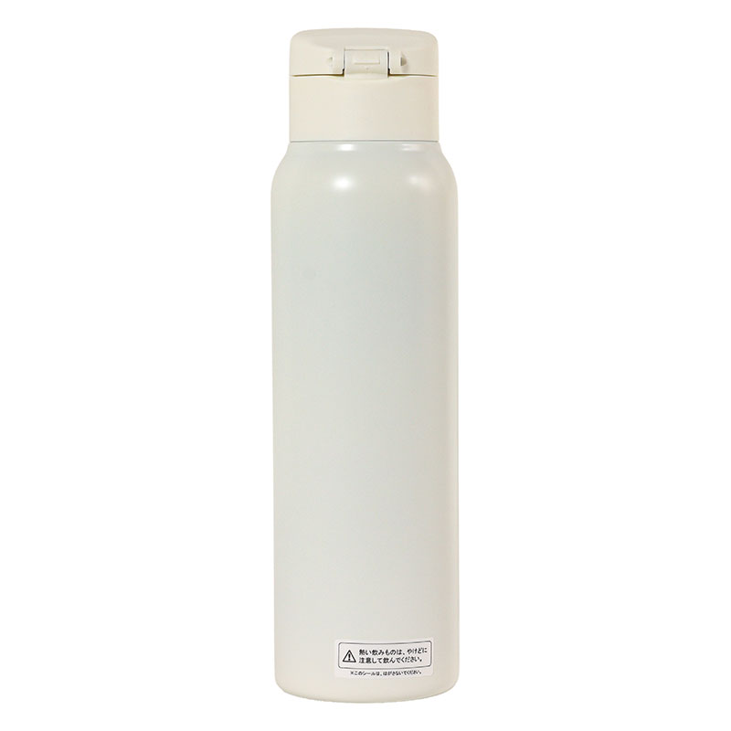 軽量ステンレスマグボトル ワンタッチタイプ 750ml 保温・保冷 ホワイト