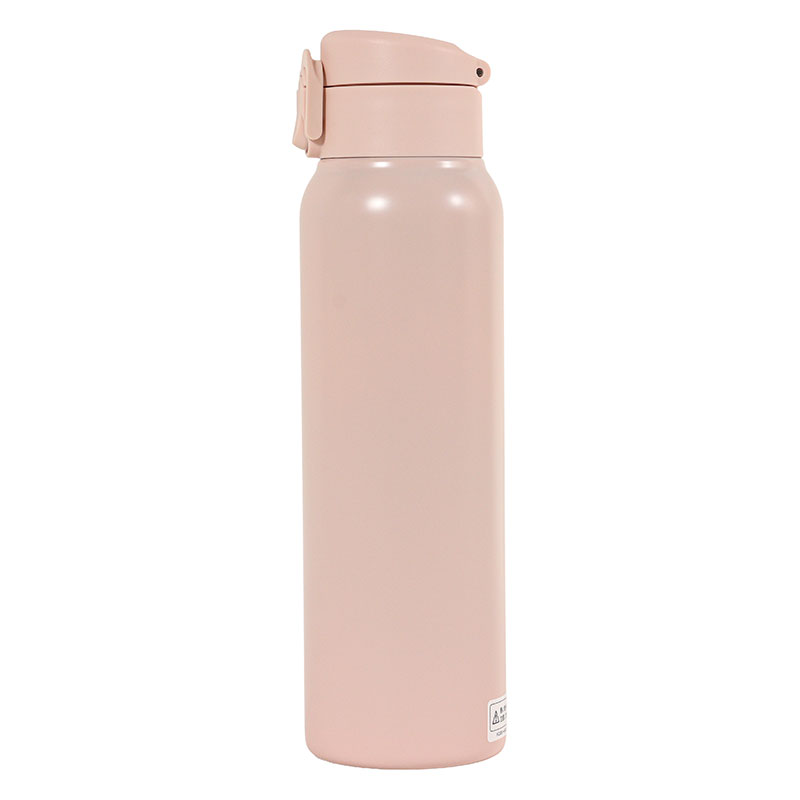 軽量ステンレスマグボトル ワンタッチタイプ 750ml 保温・保冷 ピンク