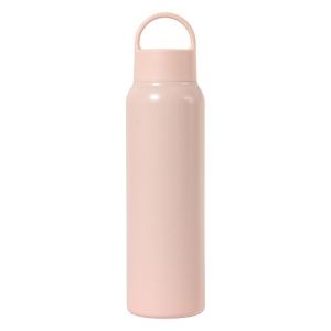 持ち手付 軽量ステンレスマグボトル スクリュータイプ 750ml 保温・保冷 ピンク