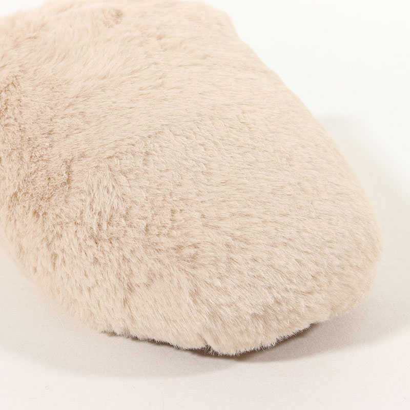 【お取り寄せ商品】ラビットボアスリッパ 24～26cm ベージュ