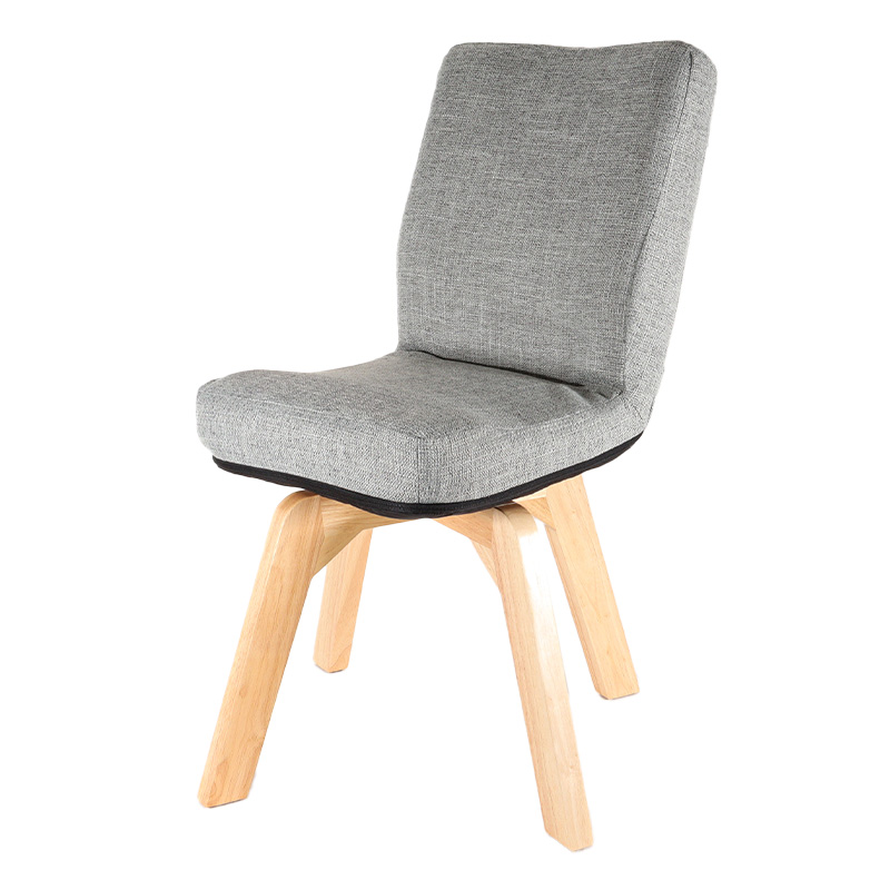 背中にフィット回転座椅子 グレー MQML-エルフ(GY)