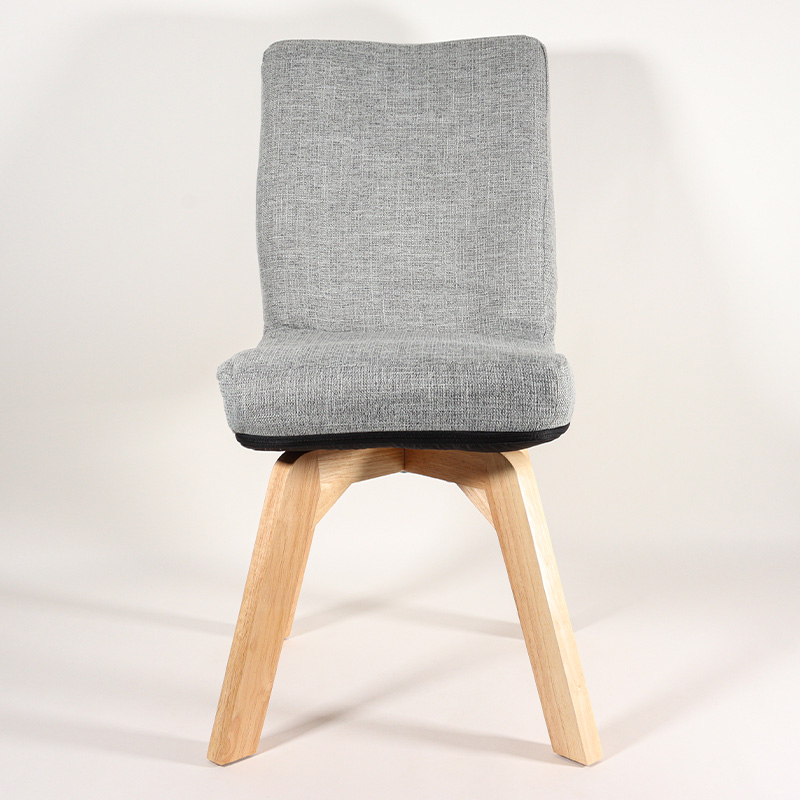 背中にフィット回転座椅子 グレー MQML-エルフ(GY)