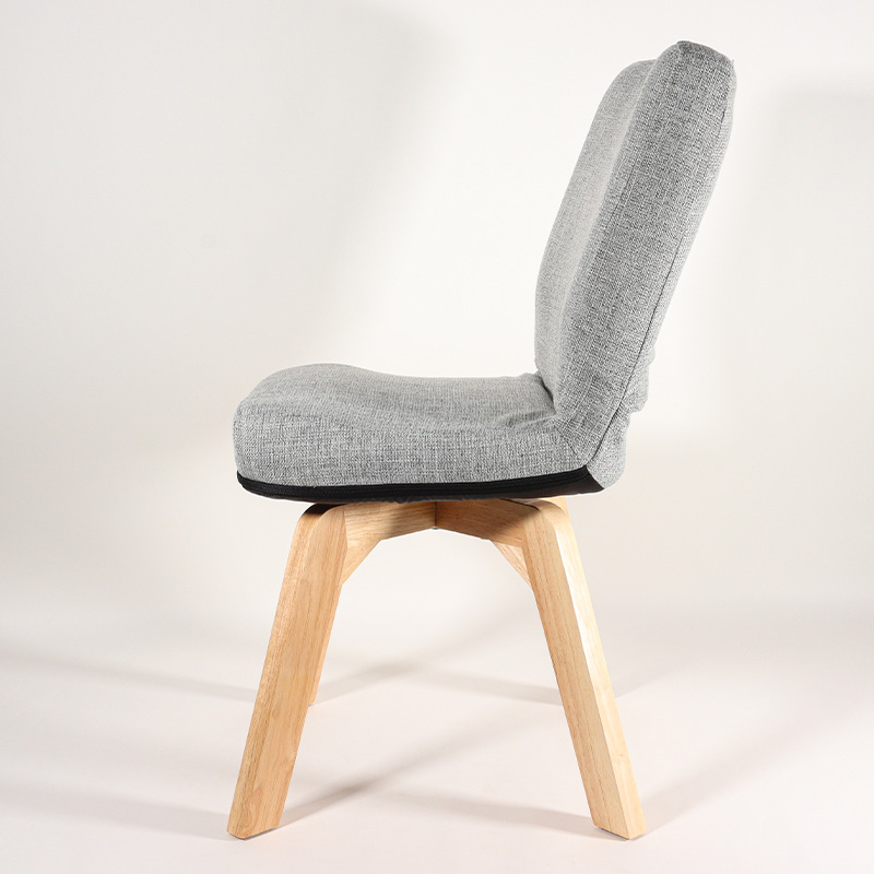 背中にフィット回転座椅子 グレー MQML-エルフ(GY)