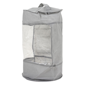 掛ふとん袋 直径30×50cm ライトグレー