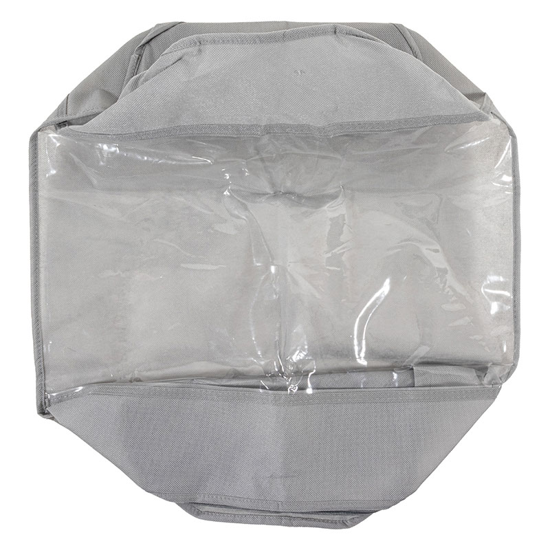 掛ふとん袋 直径30×50cm ライトグレー