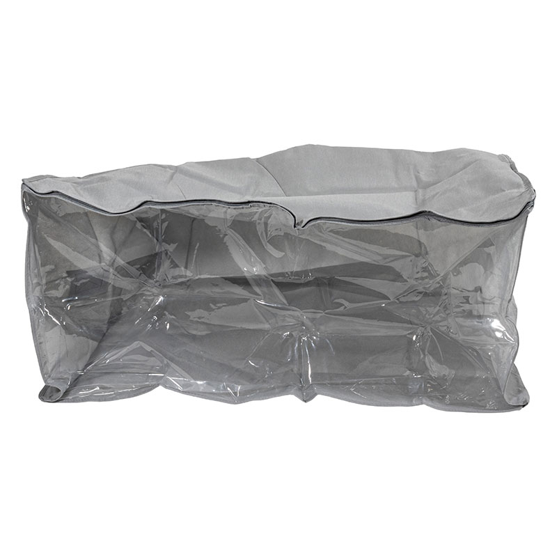 ハンドル付きふとん袋 大(100×60×高さ50cm)ライトグレー