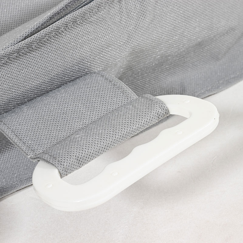 ハンドル付きふとん袋 大(100×60×高さ50cm)ライトグレー