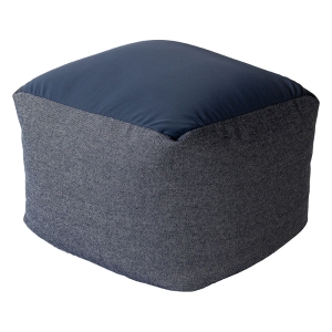 コンパクトビーズソファー 40×40×27cm ネイビー