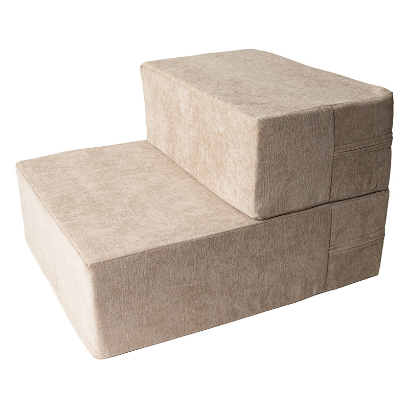 1段でマットとしても使える ペットステップ 2段 ベージュ