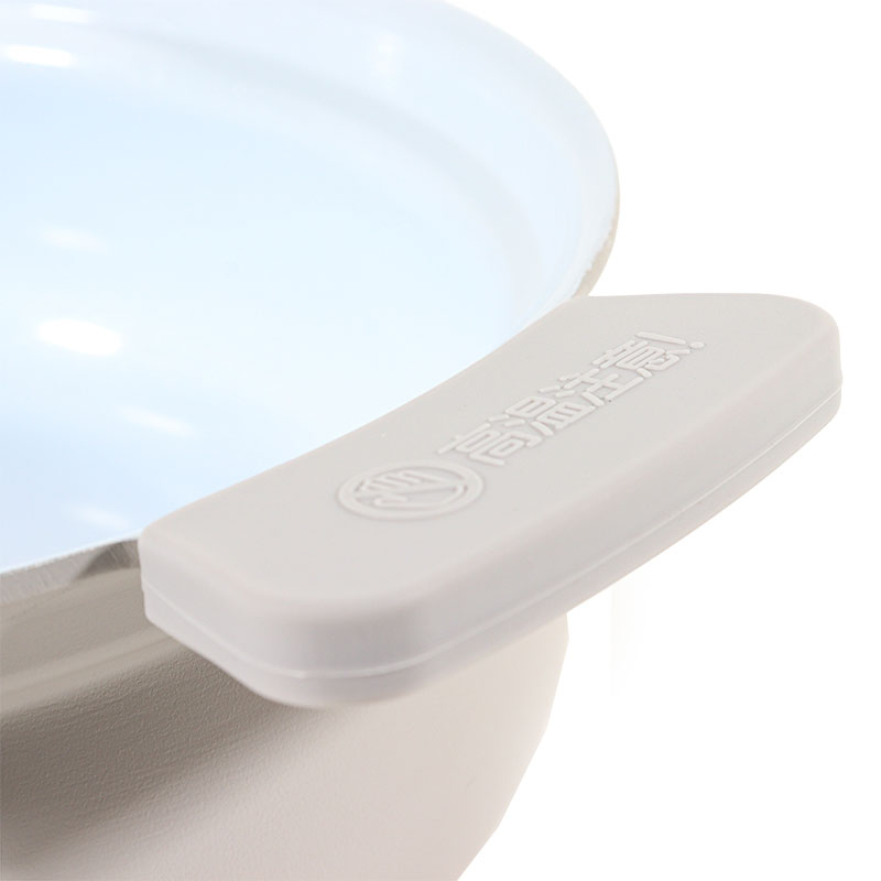 【お取り寄せ商品】お手入れカンタン 軽量セラミック卓上鍋 20cm(1～2人用) ガス・IH対応 グレー