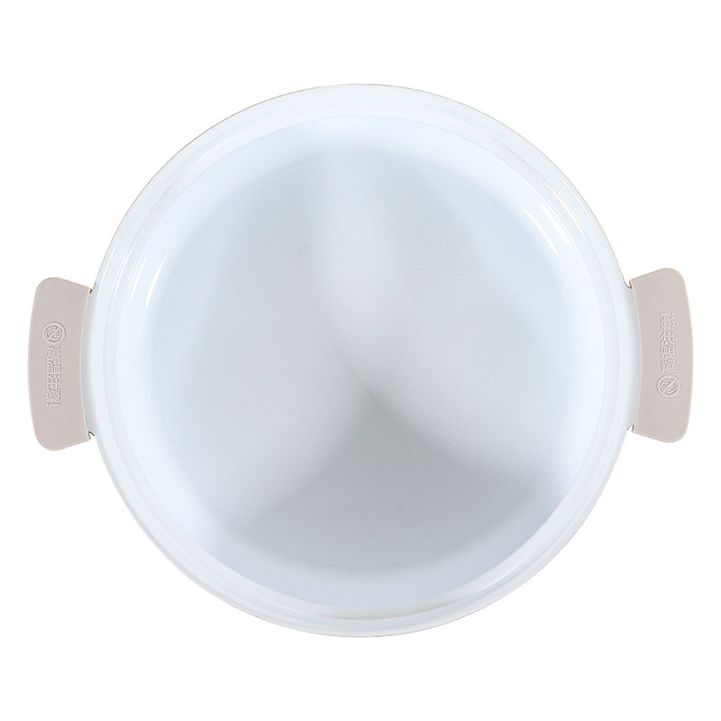 お手入れカンタン 軽量セラミック卓上鍋 27cm(5～6人用)ガス火・IH対応 グレー