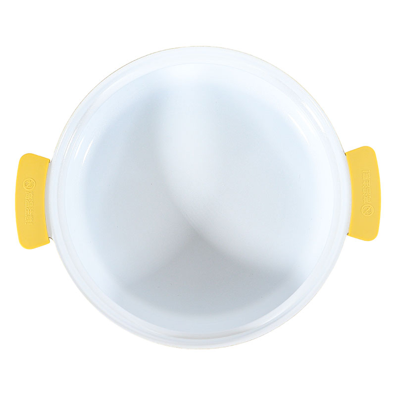 お手入れカンタン 軽量セラミック卓上鍋 27cm(5～6人用)ガス火・IH対応 イエロー