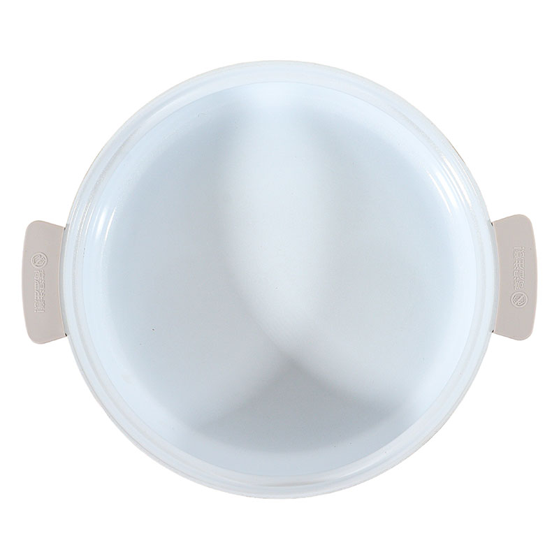 【お取り寄せ商品】お手入れカンタン 軽量セラミック卓上鍋 30cm(6～7人用) ガス・IH対応 グレー