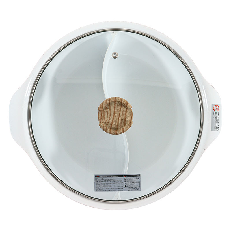 2つの味が楽しめる 卓上仕切り鍋 28cm(4～5人用)ガス火・IH対応