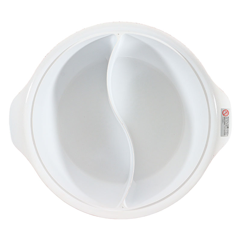 2つの味が楽しめる 卓上仕切り鍋 28cm(4～5人用)ガス火・IH対応