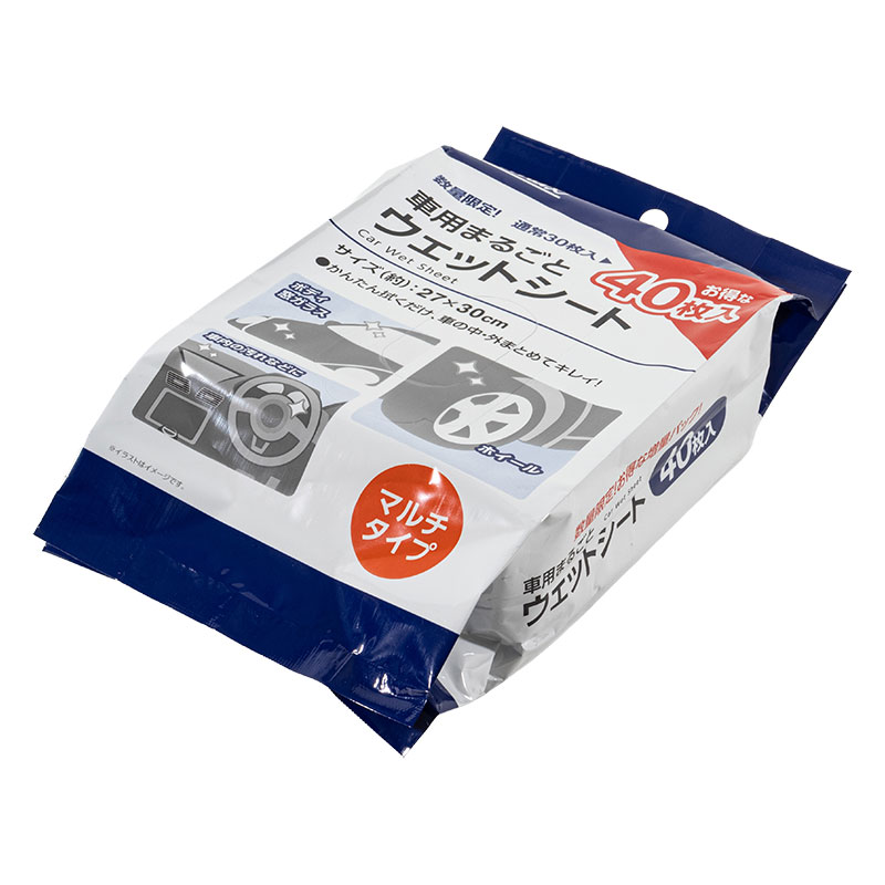 車用 まるごとウェットシート 10枚増量限定品