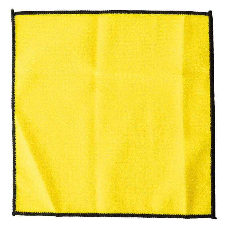 ガラス用 汚れ取りクロス イエロー