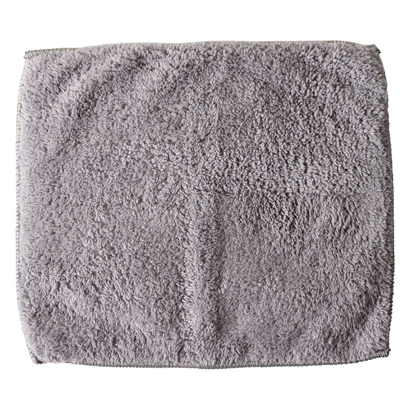 ふわふわマイクロファイバークロス 25×30cm 2枚組 グレー