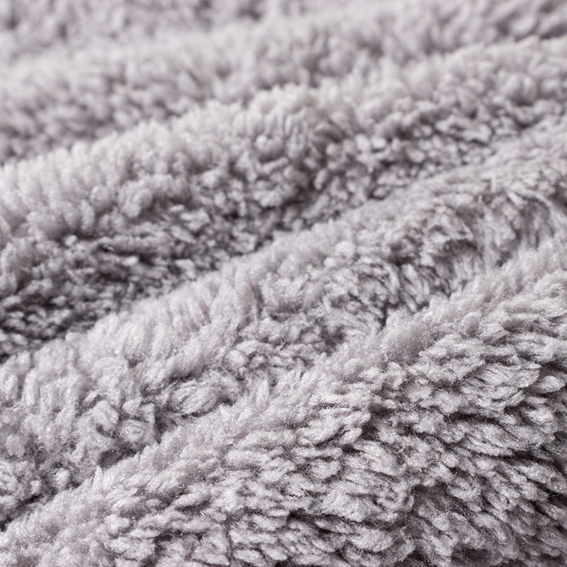 ふわふわマイクロファイバークロス 25×30cm 2枚組 グレー