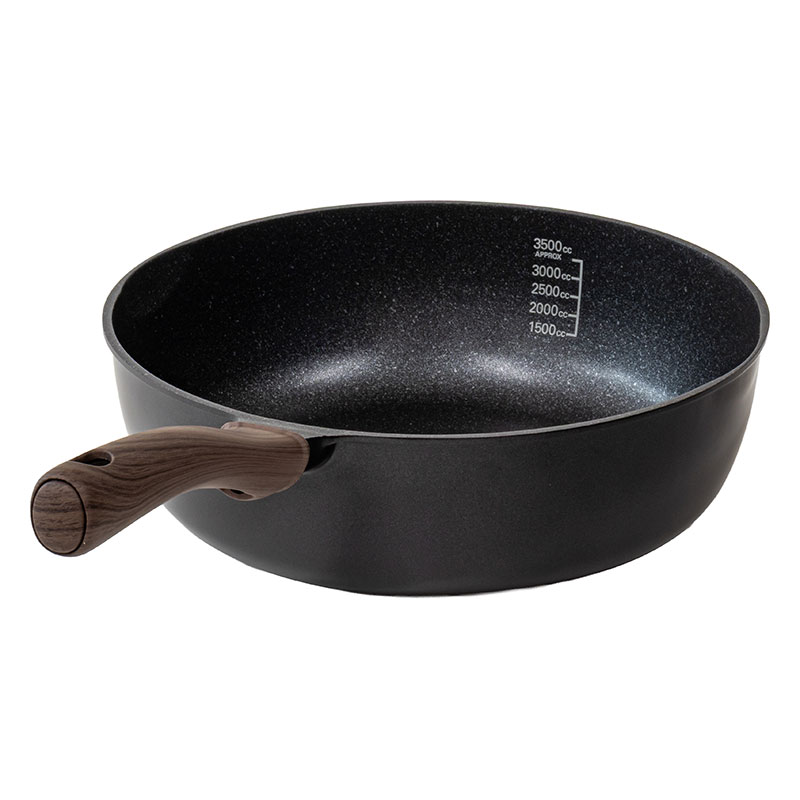 驚くほど軽い 超深型 フライパン 28cm ガス火専用