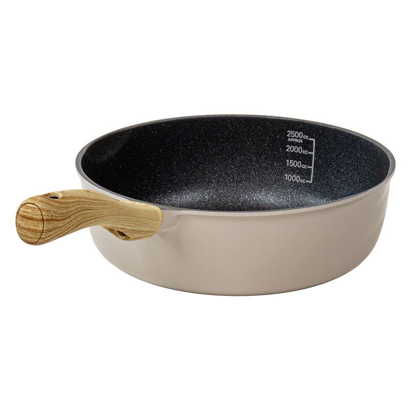 驚くほど軽い 超深型 フライパン 24cm ガス火・IH対応