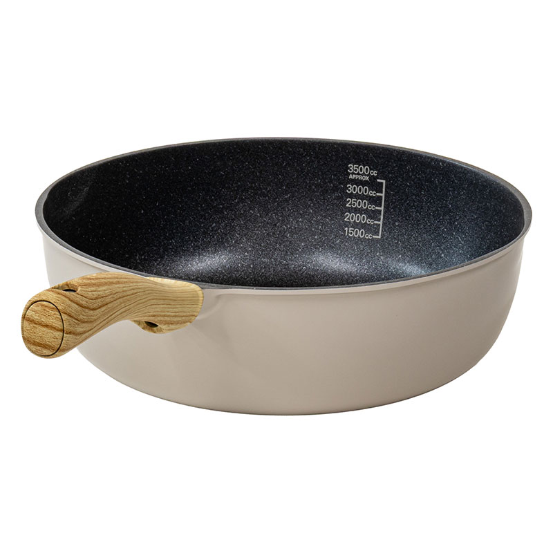 驚くほど軽い 超深型 フライパン 28cm ガス火・IH対応