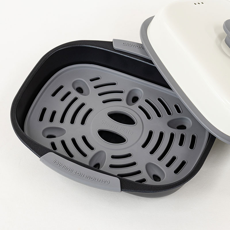 レンジで蒸す・焼ける グリルパン 深型 レシピ付