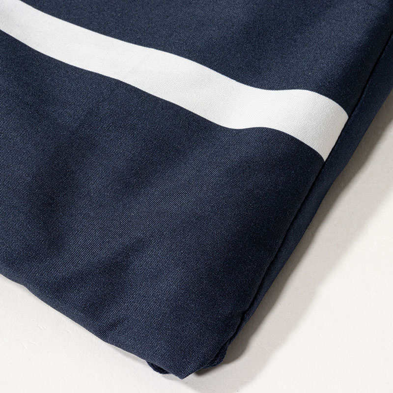 カバーがなくても使える！うす掛け布団 S(シングル)ボーダーネイビー