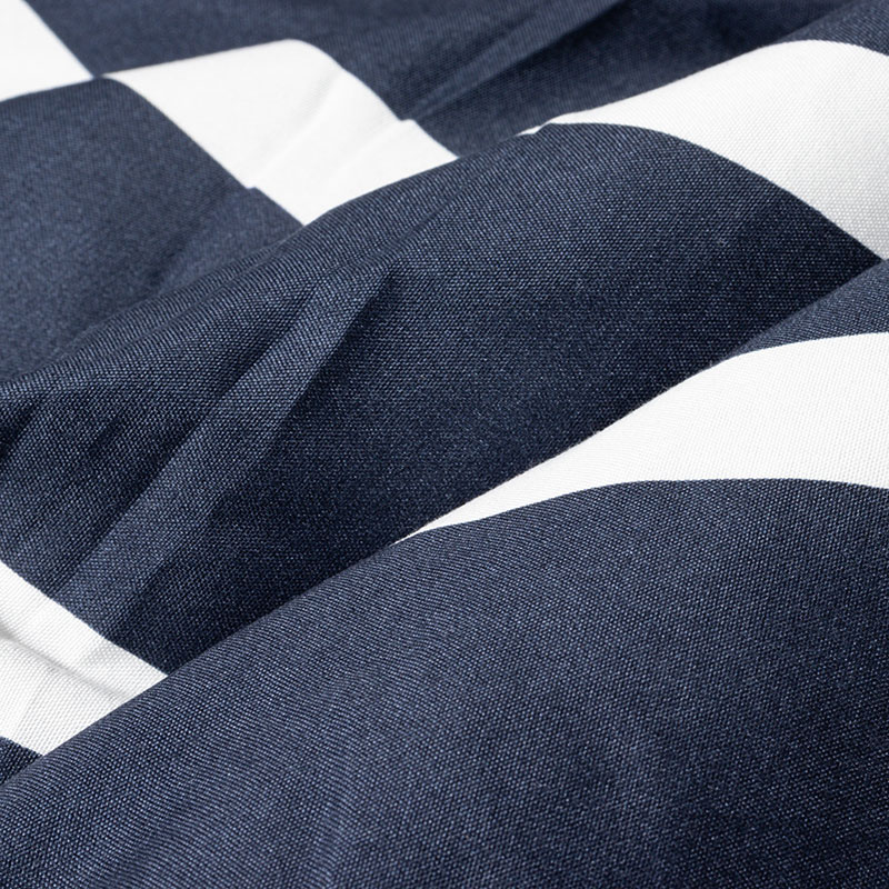 カバーがなくても使える！うす掛け布団 S(シングル)ボーダーネイビー