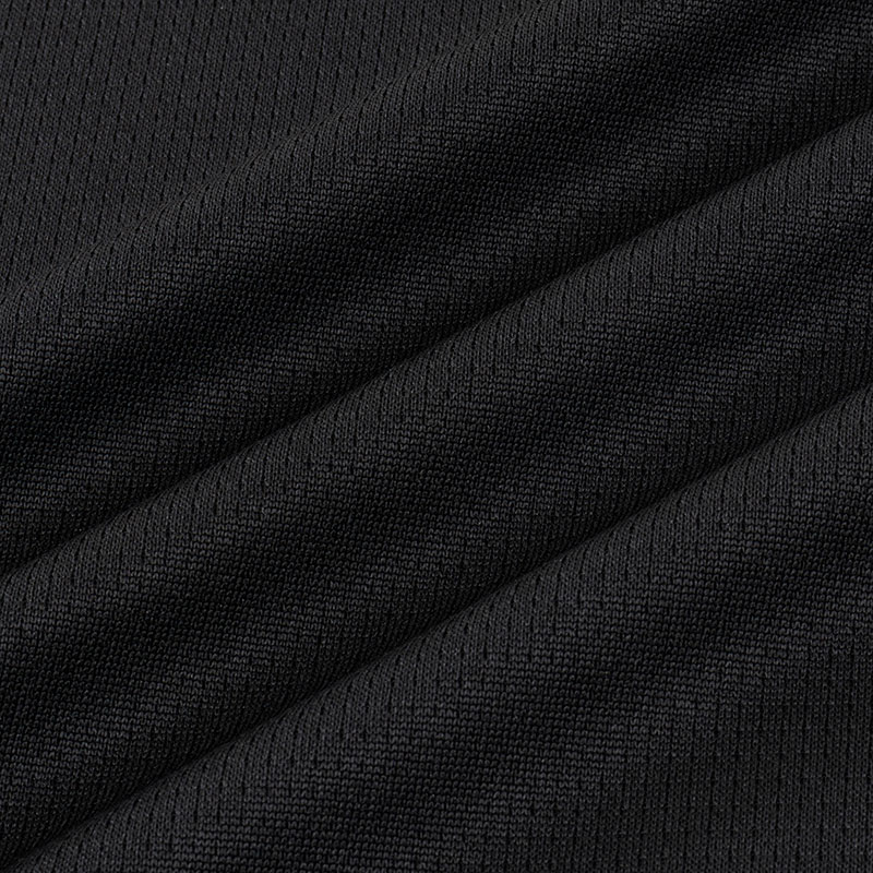 レディース DRYメッシュTシャツ V首 ブラック