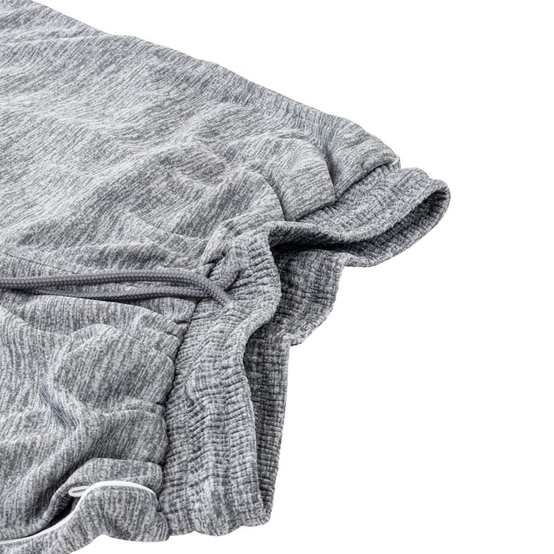 レディース DRYハーフパンツ 杢グレー