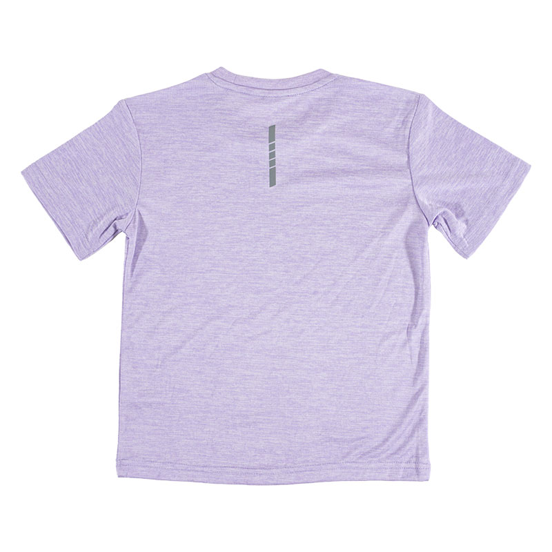 キッズ DRYメッシュTシャツ 杢ラベンダー 160cm