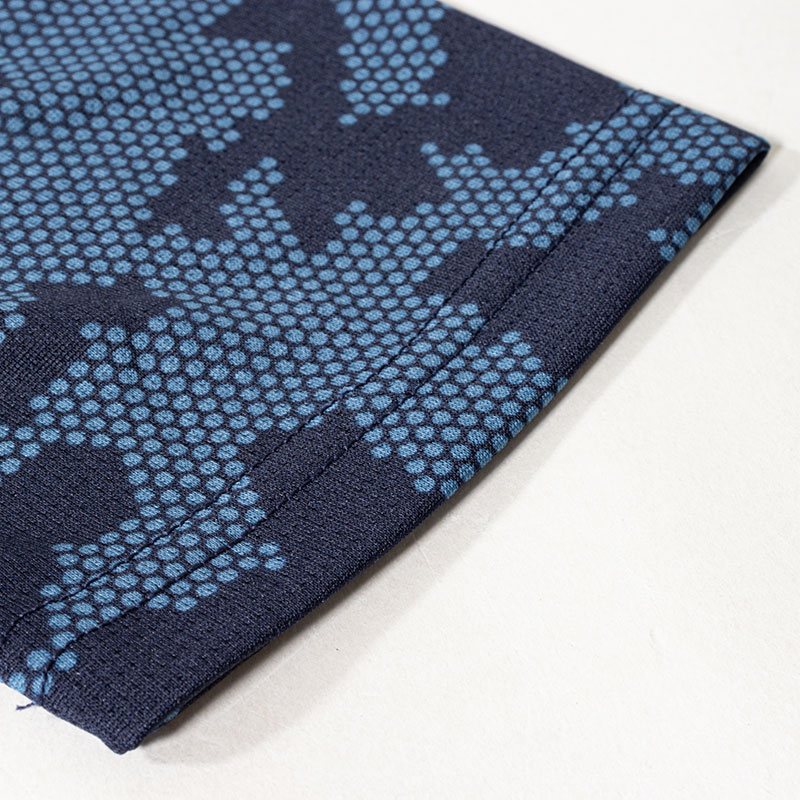 キッズ DRYメッシュTシャツ ネイビー迷彩 160cm