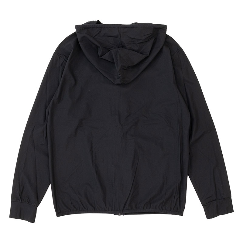 メンズ 冷感UVパーカー ブラック