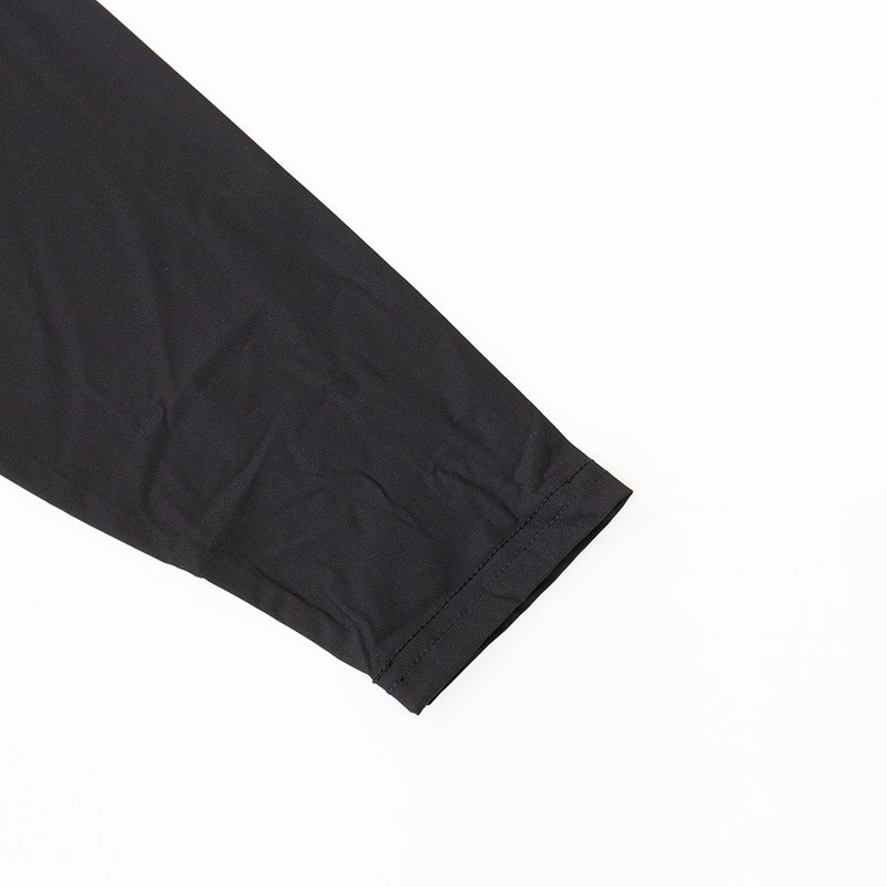 メンズ 冷感Tシャツ 長袖 ブラック