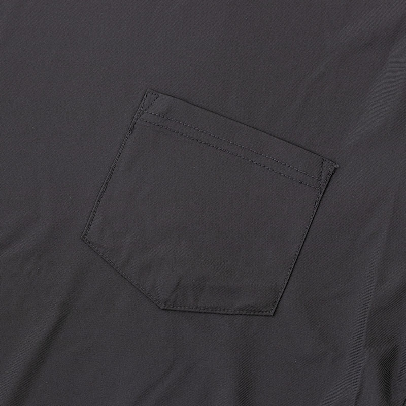 メンズ 冷感Tシャツ 長袖 ブラック